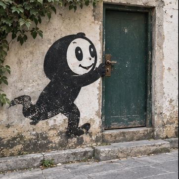 Street art that interacts