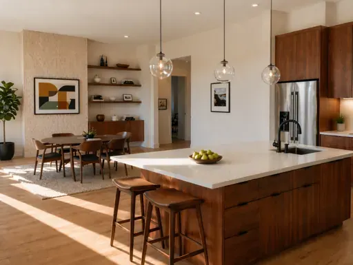 Mid-century modern interior