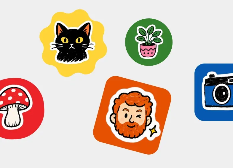 Reaction sticker sheet